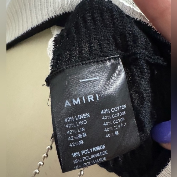 NWT Amiri Backless Multi-Stripe Sweater Dress in Brown/Black - Picture 14 of 16